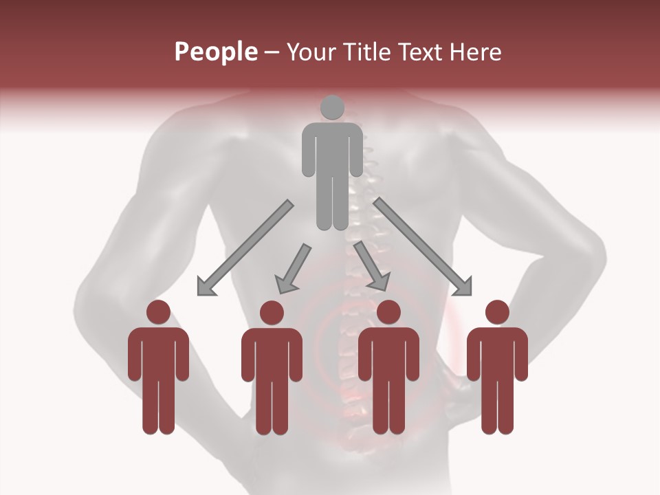 Spine Acupuncture Injury PowerPoint Template
