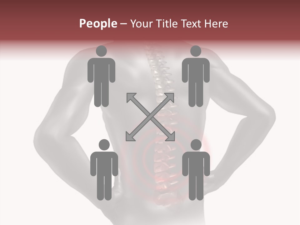 Spine Acupuncture Injury PowerPoint Template