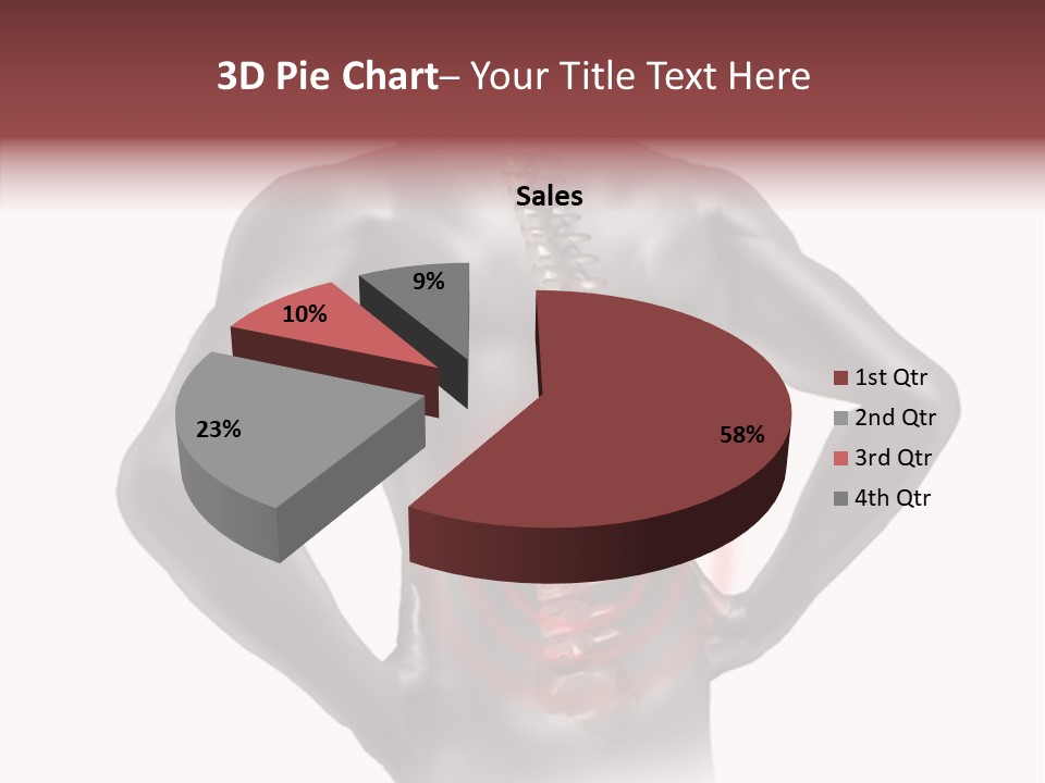 Spine Acupuncture Injury PowerPoint Template