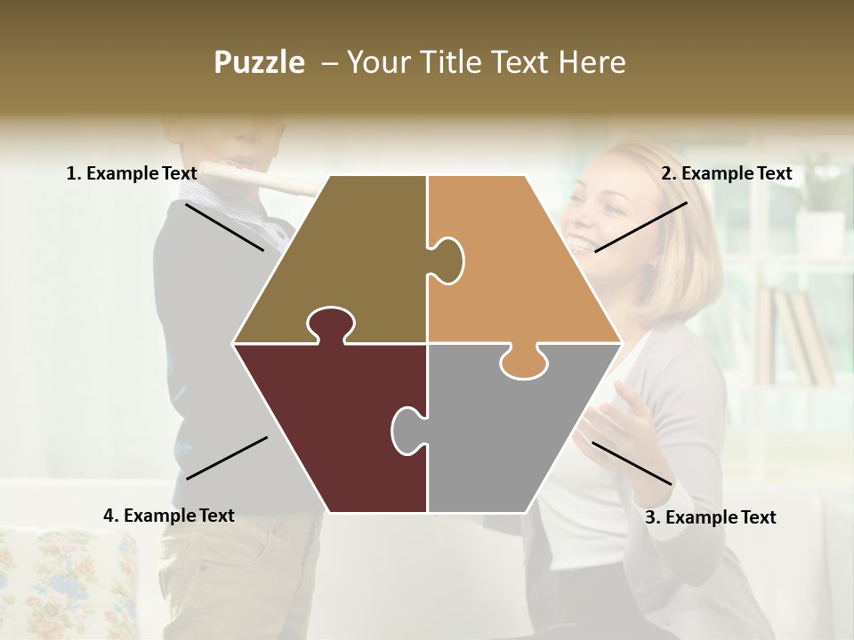 Happy Junior Pupil PowerPoint Template