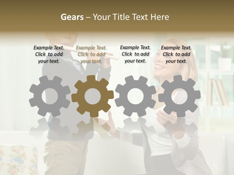 Happy Junior Pupil PowerPoint Template