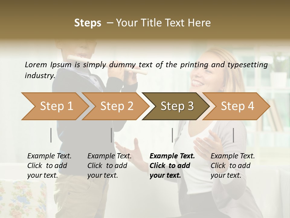 Happy Junior Pupil PowerPoint Template