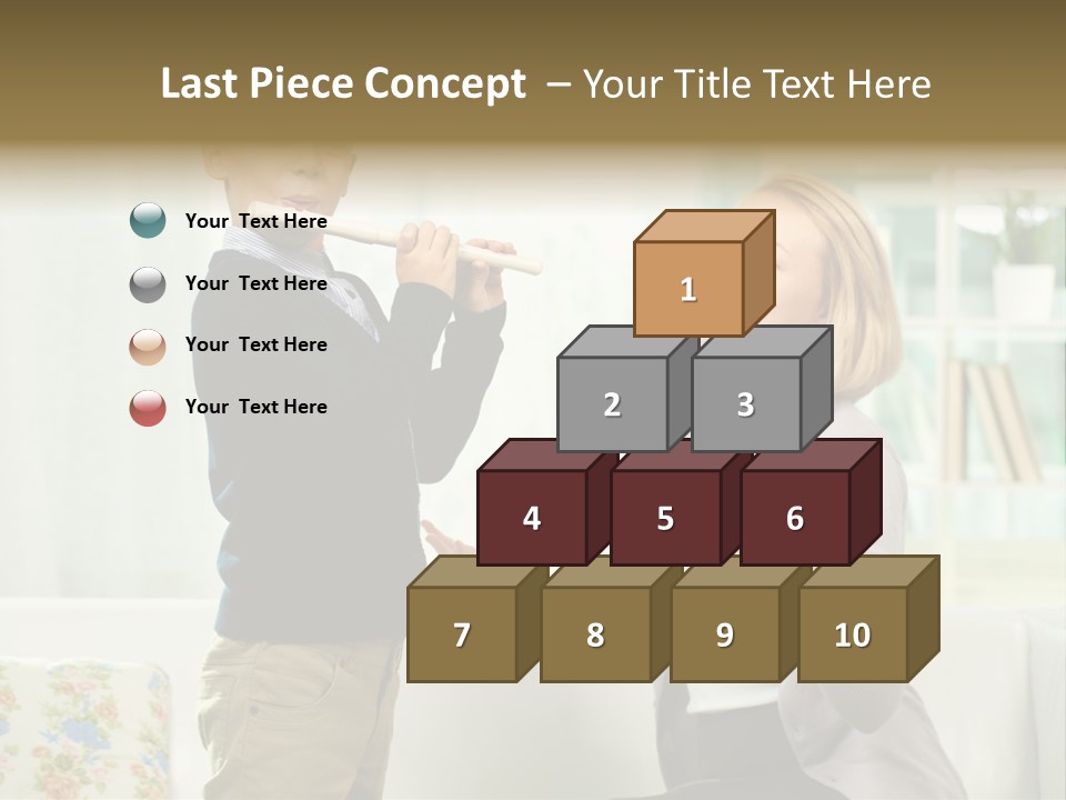 Happy Junior Pupil PowerPoint Template