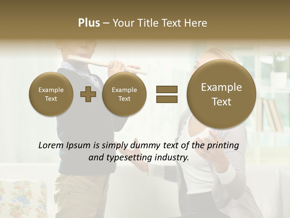 Happy Junior Pupil PowerPoint Template