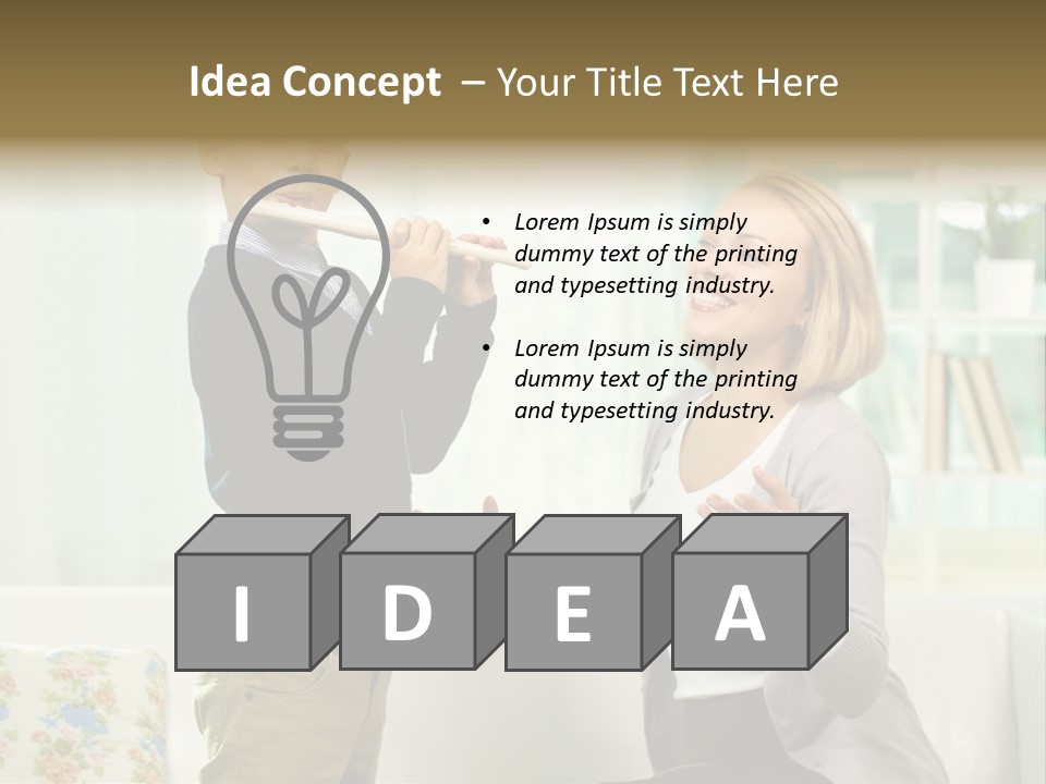 Happy Junior Pupil PowerPoint Template