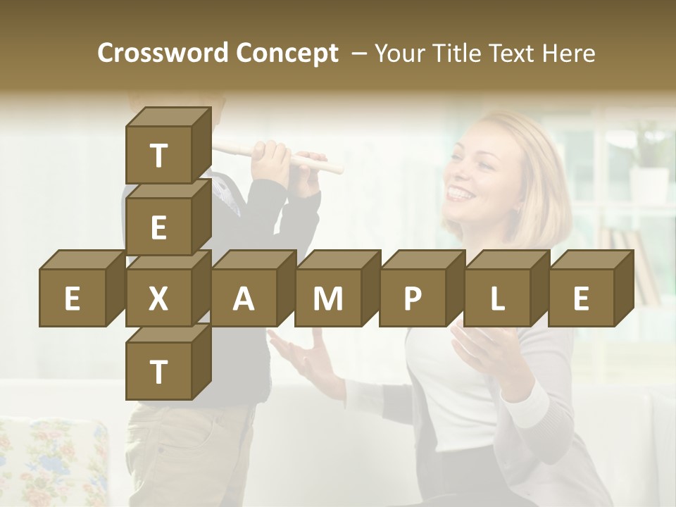 Happy Junior Pupil PowerPoint Template