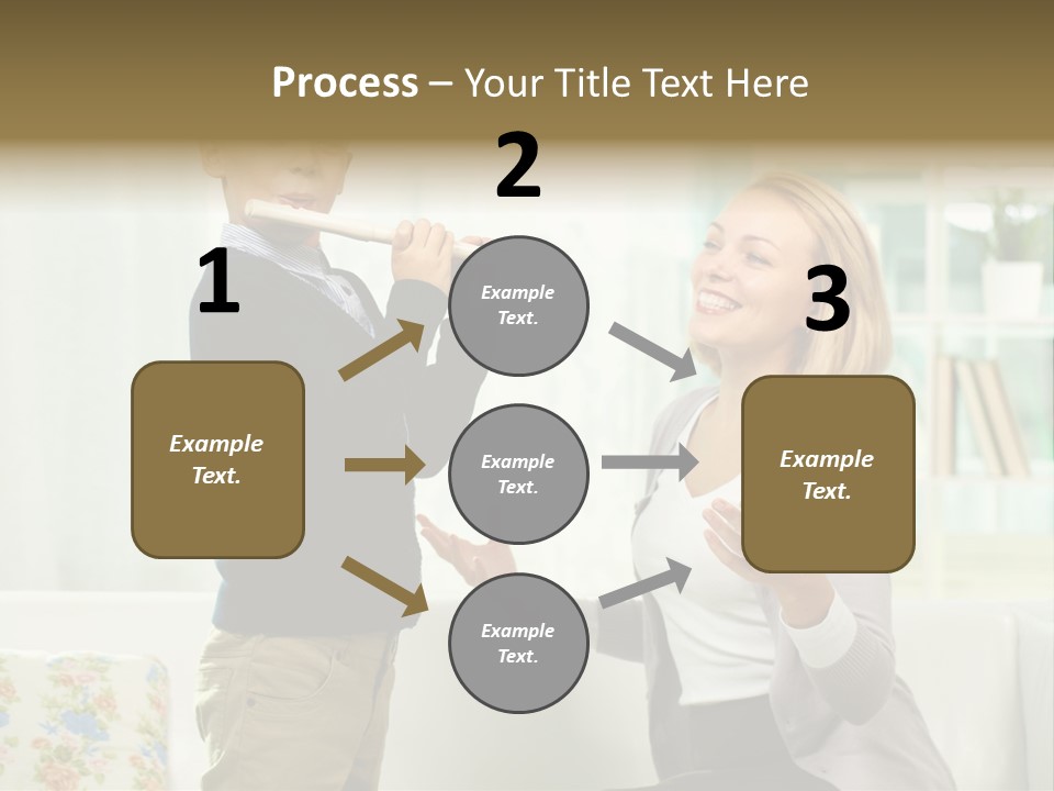 Happy Junior Pupil PowerPoint Template