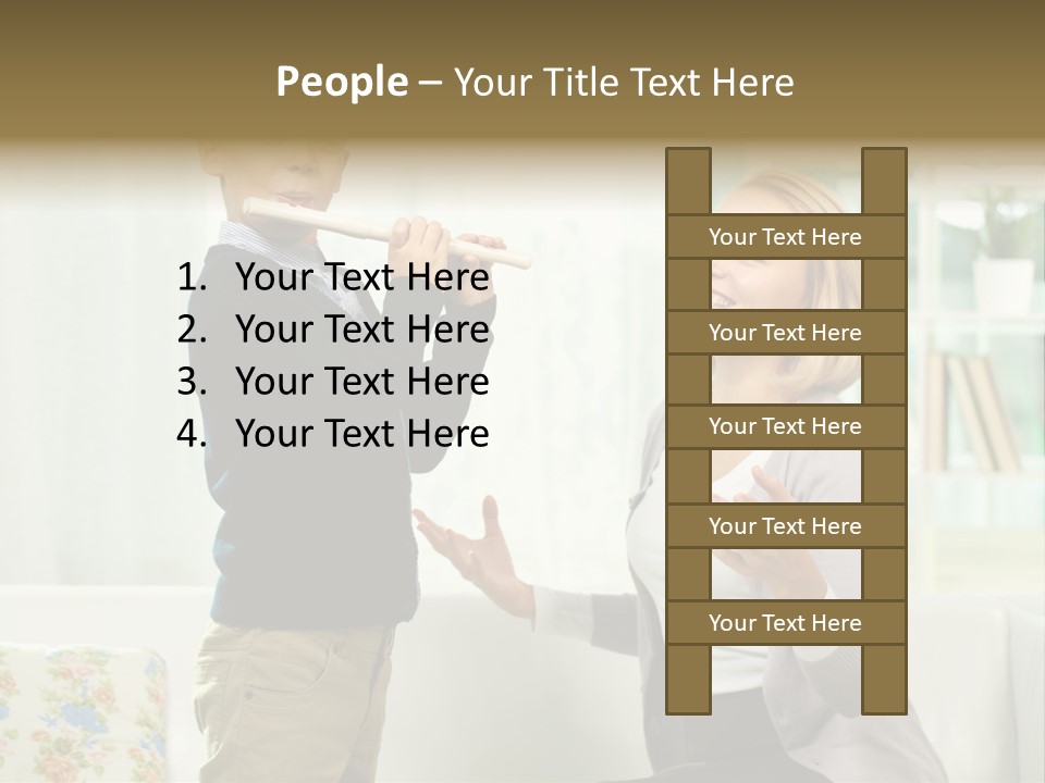 Happy Junior Pupil PowerPoint Template