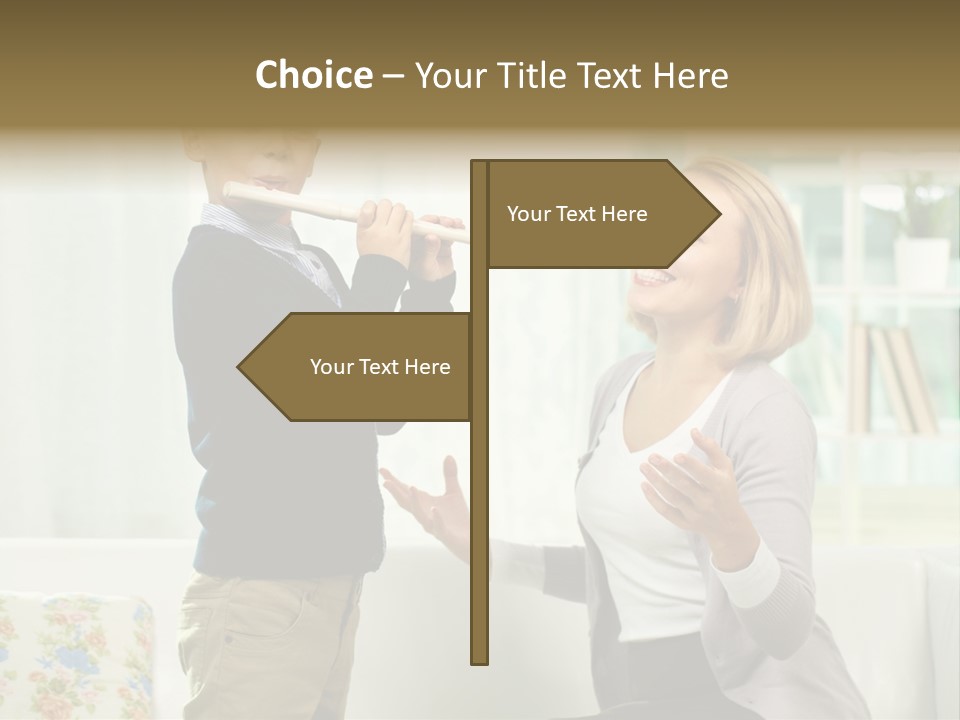 Happy Junior Pupil PowerPoint Template