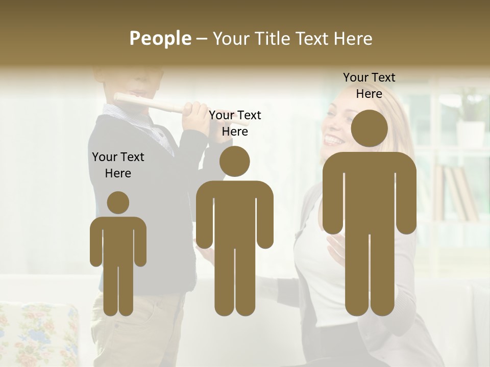 Happy Junior Pupil PowerPoint Template