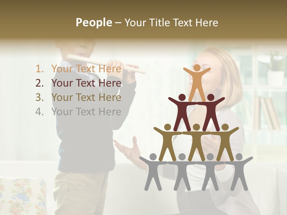 Happy Junior Pupil PowerPoint Template