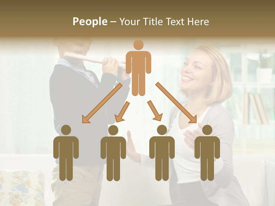 Happy Junior Pupil PowerPoint Template