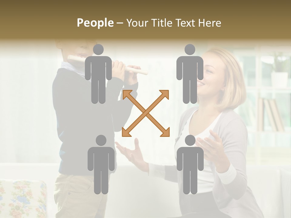 Happy Junior Pupil PowerPoint Template