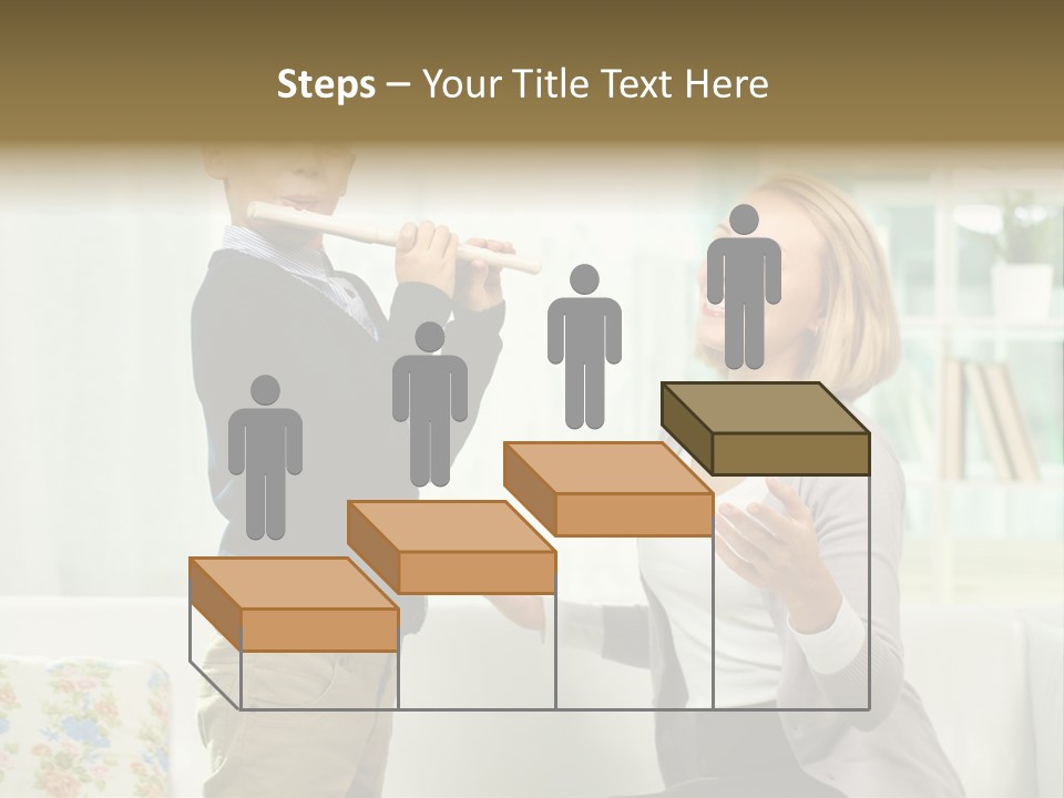 Happy Junior Pupil PowerPoint Template