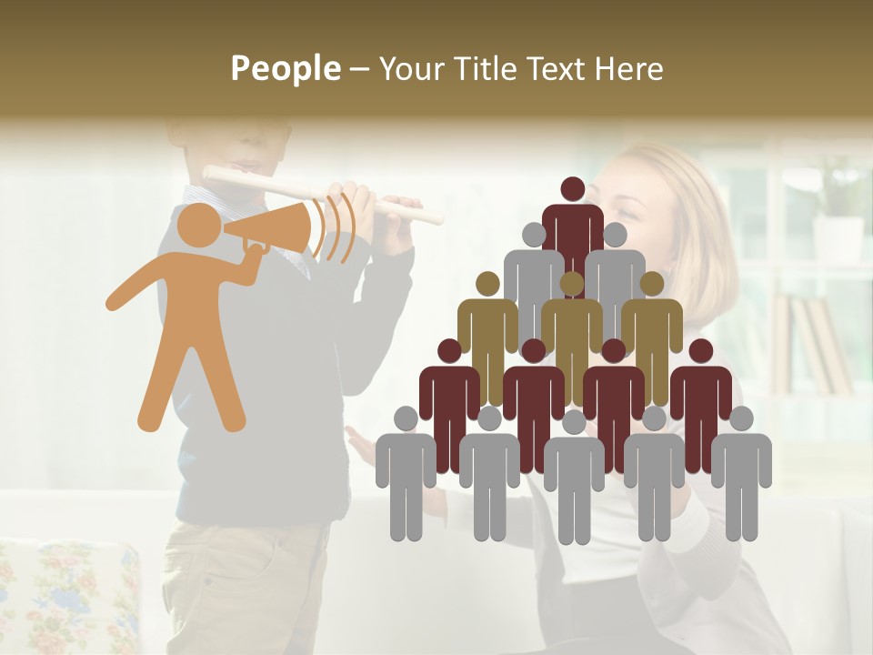 Happy Junior Pupil PowerPoint Template