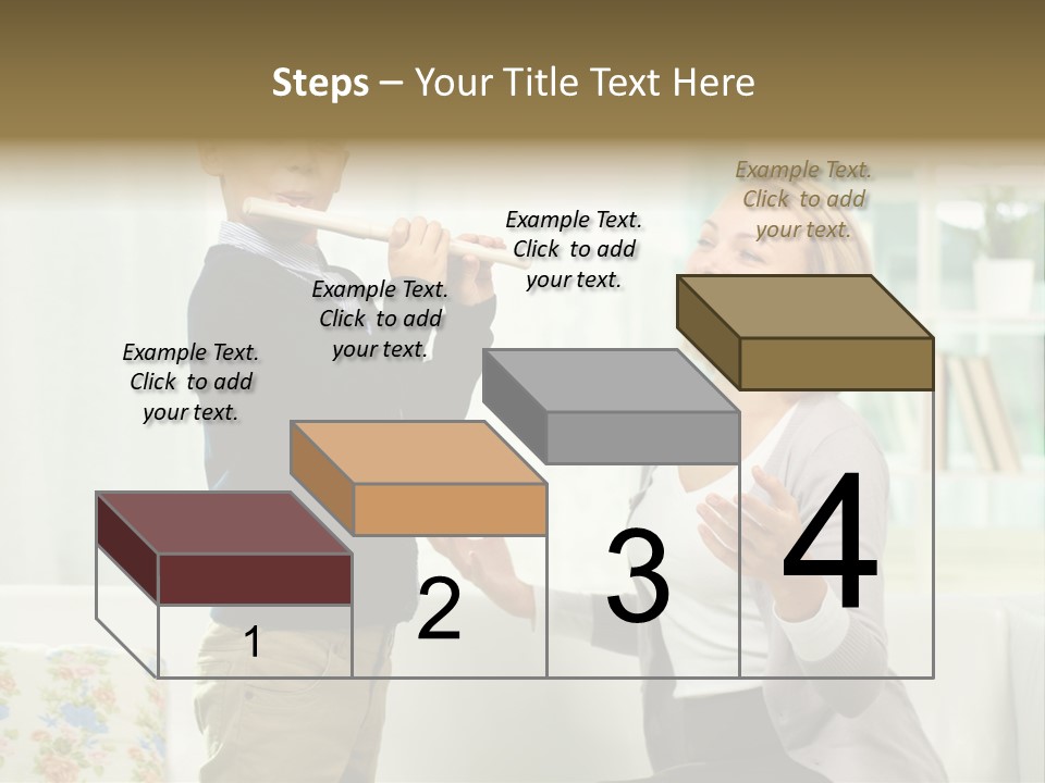 Happy Junior Pupil PowerPoint Template