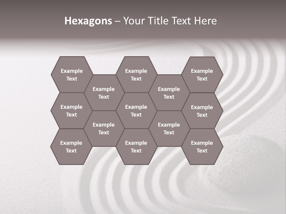 Peaceful Curve Japanese Garden PowerPoint Template