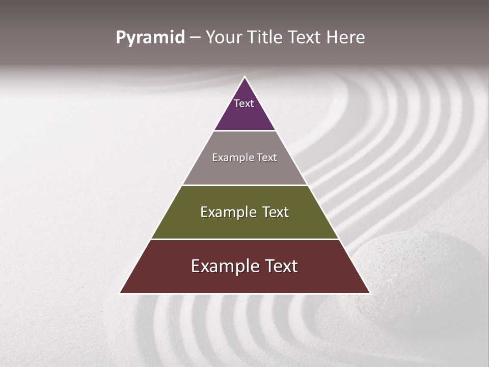 Peaceful Curve Japanese Garden PowerPoint Template