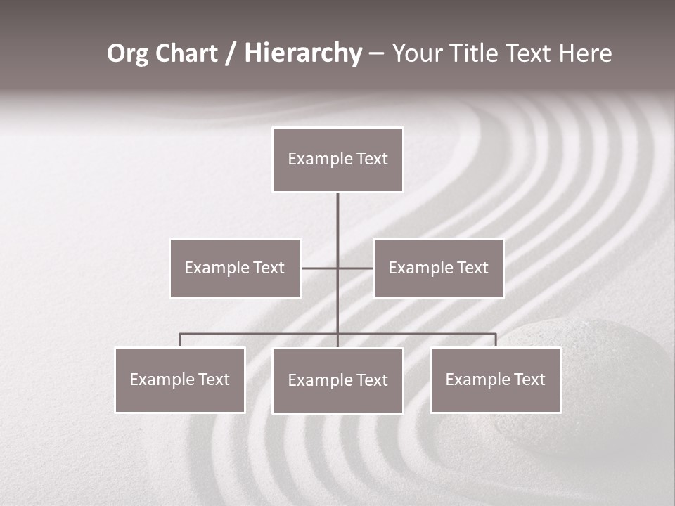 Peaceful Curve Japanese Garden PowerPoint Template