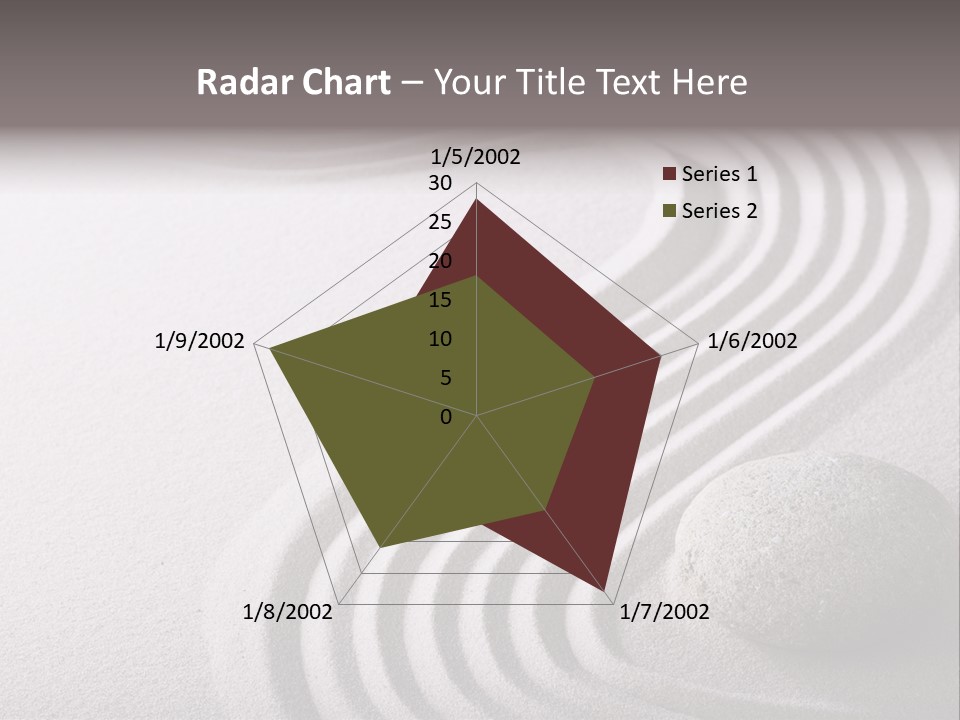 Peaceful Curve Japanese Garden PowerPoint Template