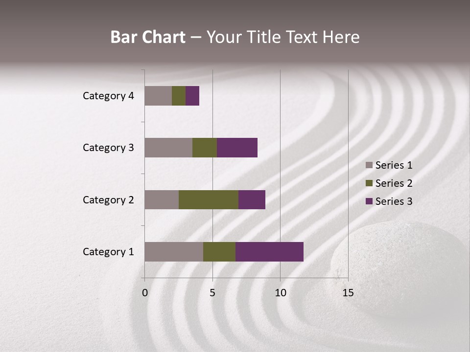 Peaceful Curve Japanese Garden PowerPoint Template