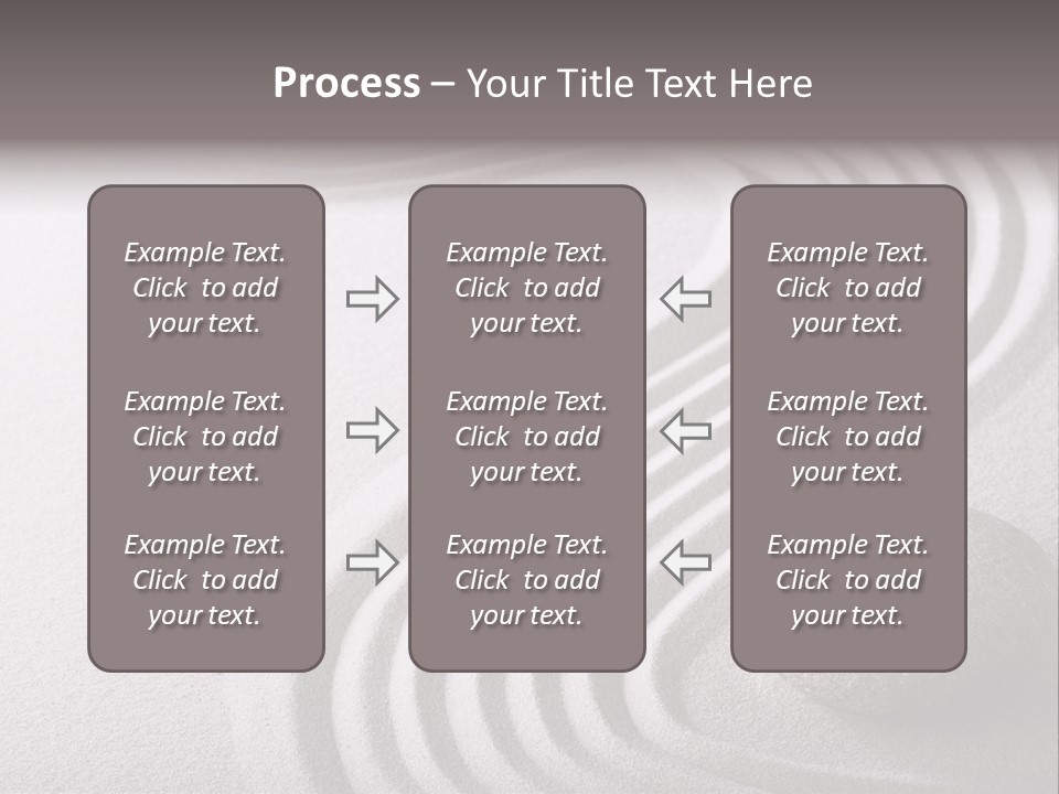 Peaceful Curve Japanese Garden PowerPoint Template