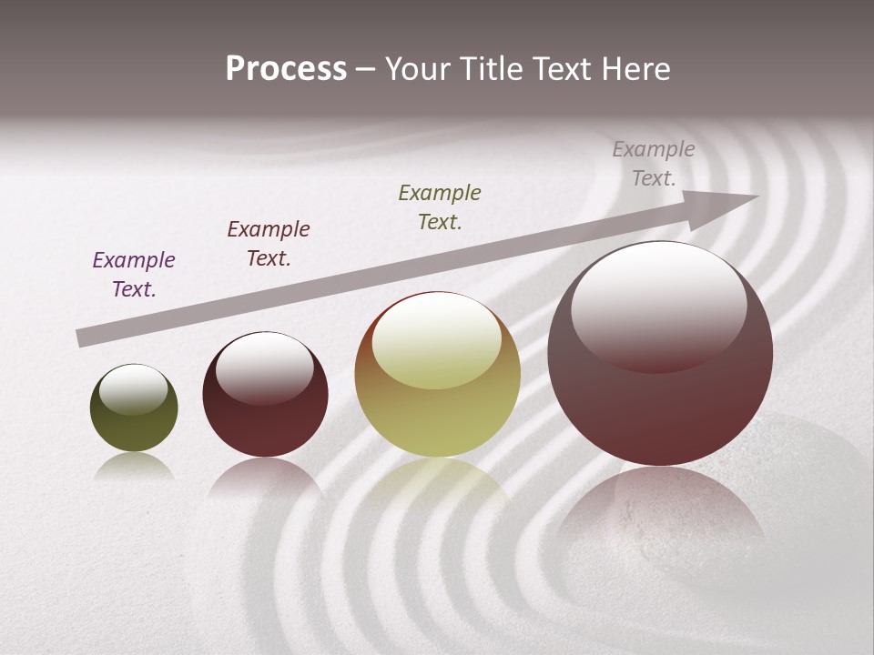 Peaceful Curve Japanese Garden PowerPoint Template
