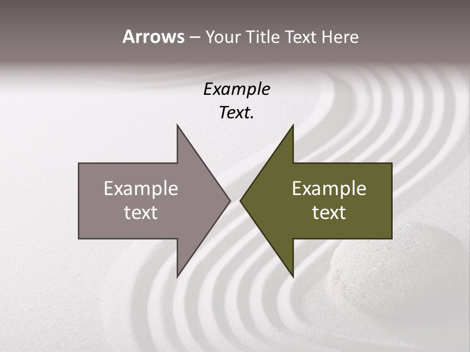Peaceful Curve Japanese Garden PowerPoint Template