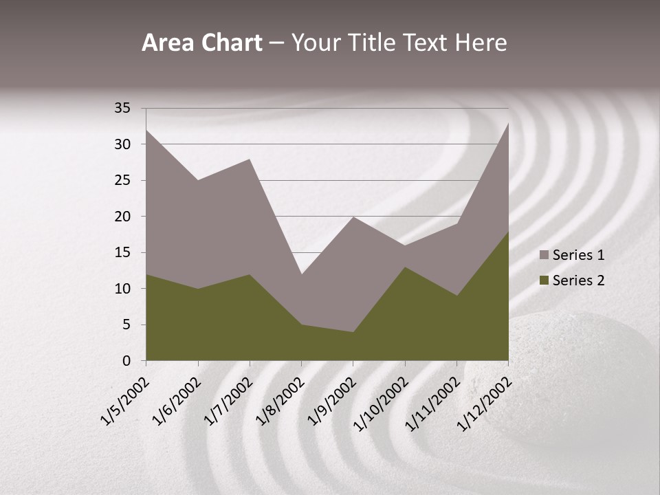 Peaceful Curve Japanese Garden PowerPoint Template