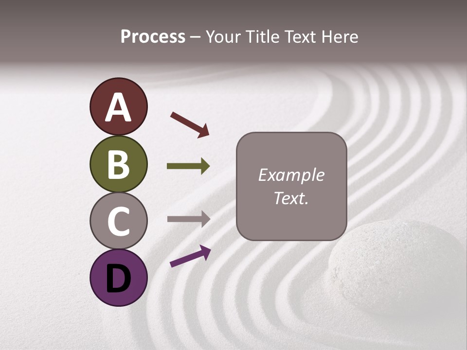 Peaceful Curve Japanese Garden PowerPoint Template