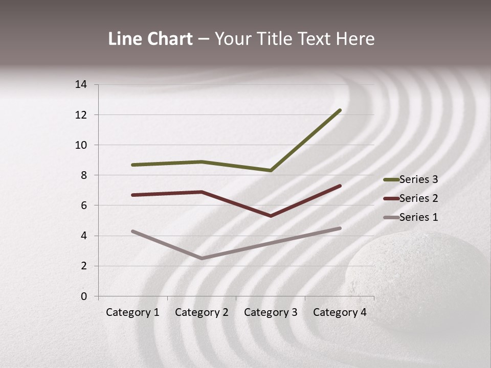 Peaceful Curve Japanese Garden PowerPoint Template