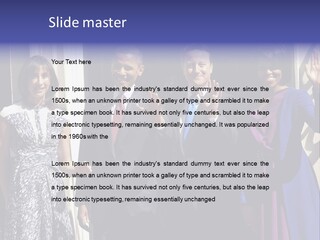 Person Entertainment Half Length PowerPoint Template