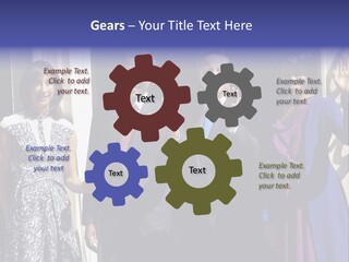 Person Entertainment Half Length PowerPoint Template