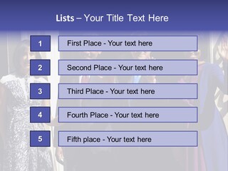 Person Entertainment Half Length PowerPoint Template