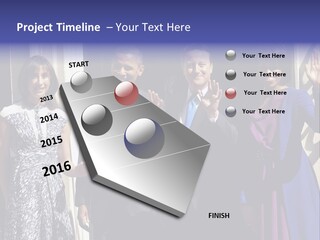Person Entertainment Half Length PowerPoint Template