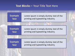 Person Entertainment Half Length PowerPoint Template