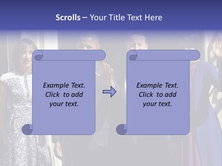Person Entertainment Half Length PowerPoint Template