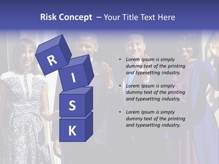 Person Entertainment Half Length PowerPoint Template