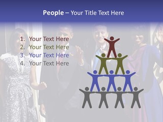 Person Entertainment Half Length PowerPoint Template