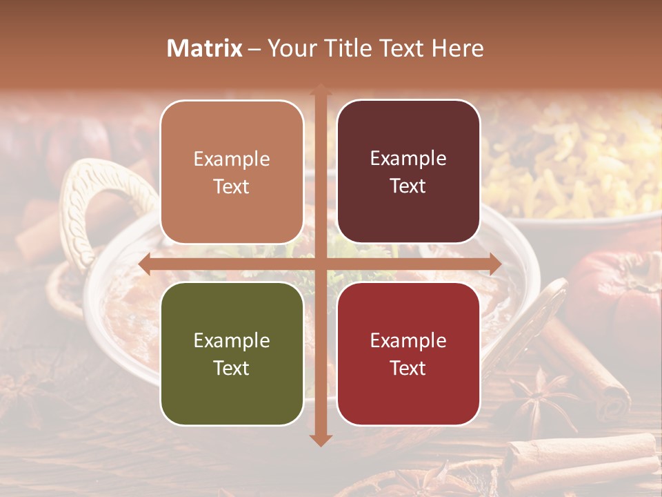 Asian Indian Curcuma PowerPoint Template