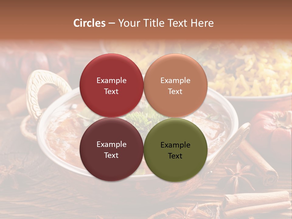 Asian Indian Curcuma PowerPoint Template