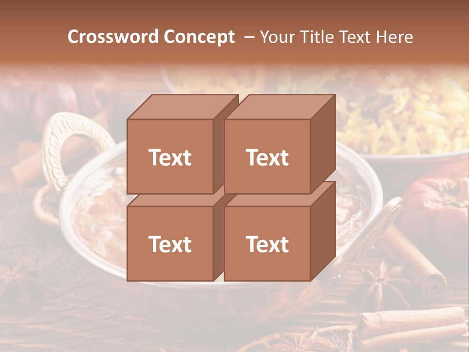 Asian Indian Curcuma PowerPoint Template