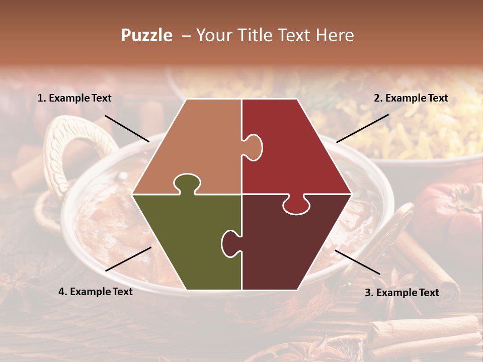 Asian Indian Curcuma PowerPoint Template