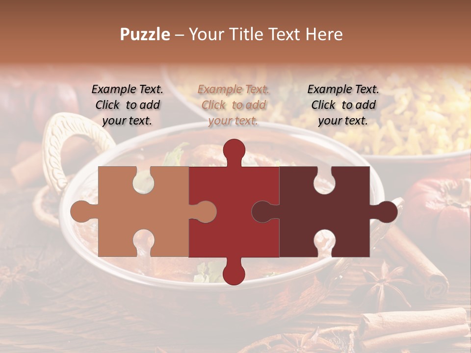 Asian Indian Curcuma PowerPoint Template