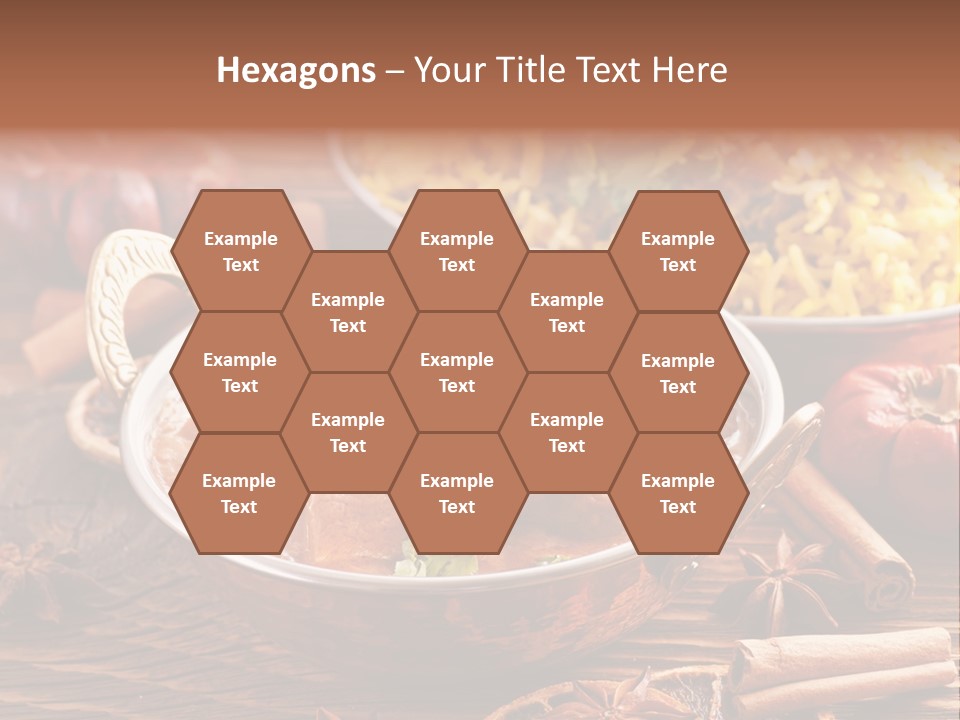 Asian Indian Curcuma PowerPoint Template