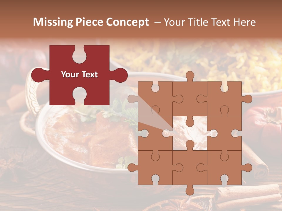 Asian Indian Curcuma PowerPoint Template