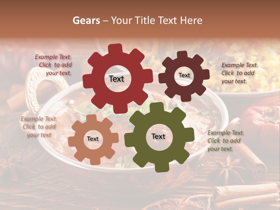 Asian Indian Curcuma PowerPoint Template