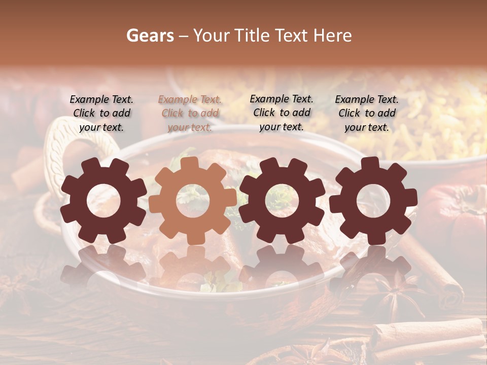 Asian Indian Curcuma PowerPoint Template