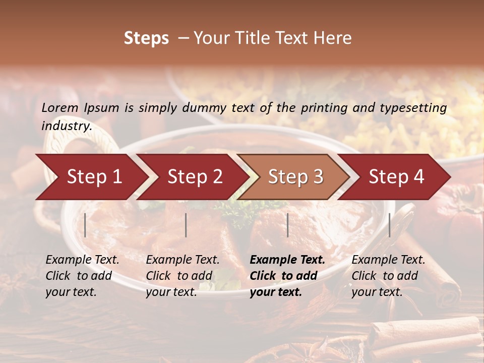 Asian Indian Curcuma PowerPoint Template