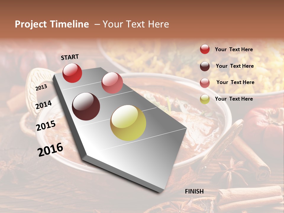 Asian Indian Curcuma PowerPoint Template
